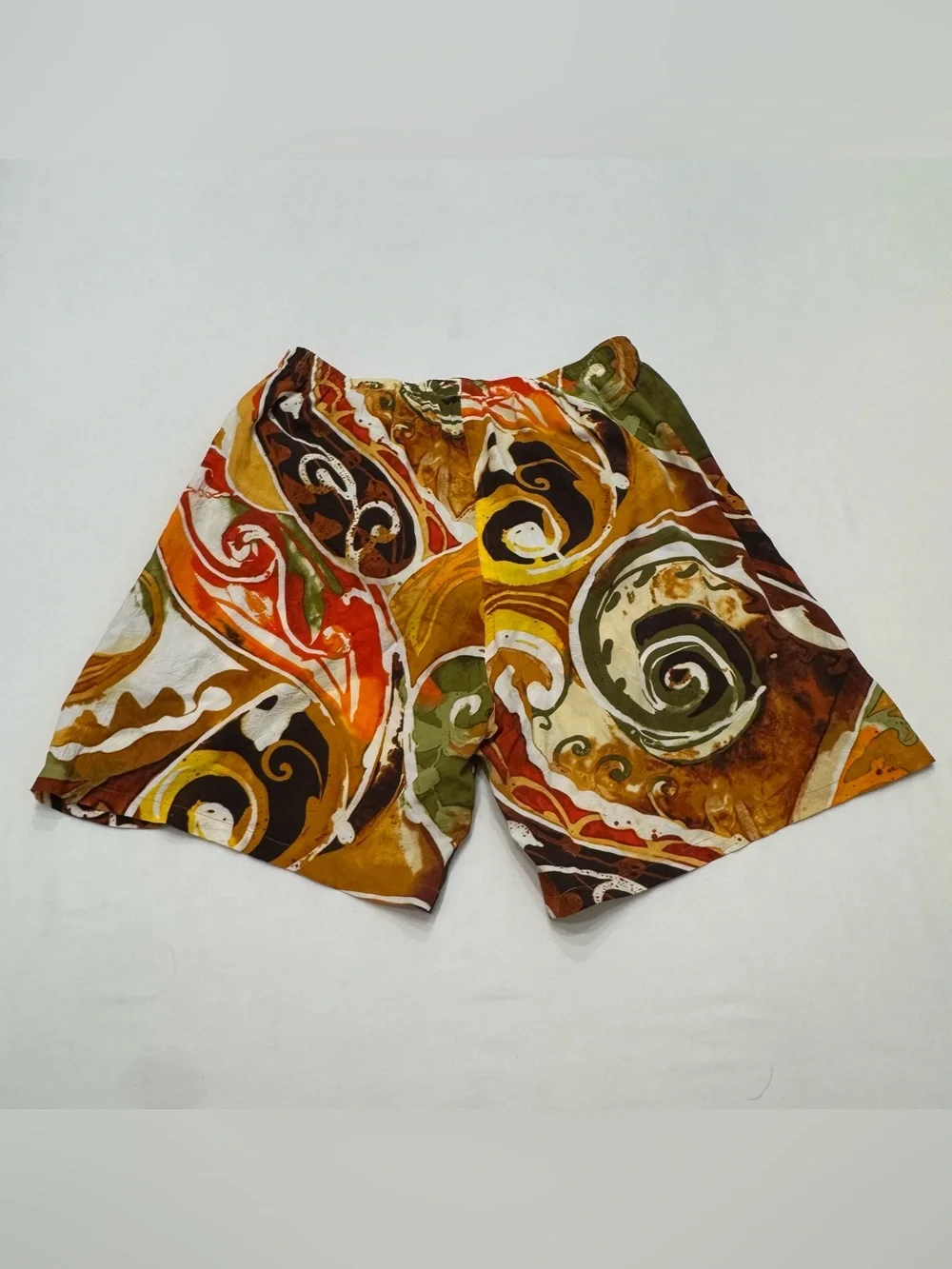 Jam's World Men's Edition Casual Board Shorts Abstract Art 100% Rayon Size Large
